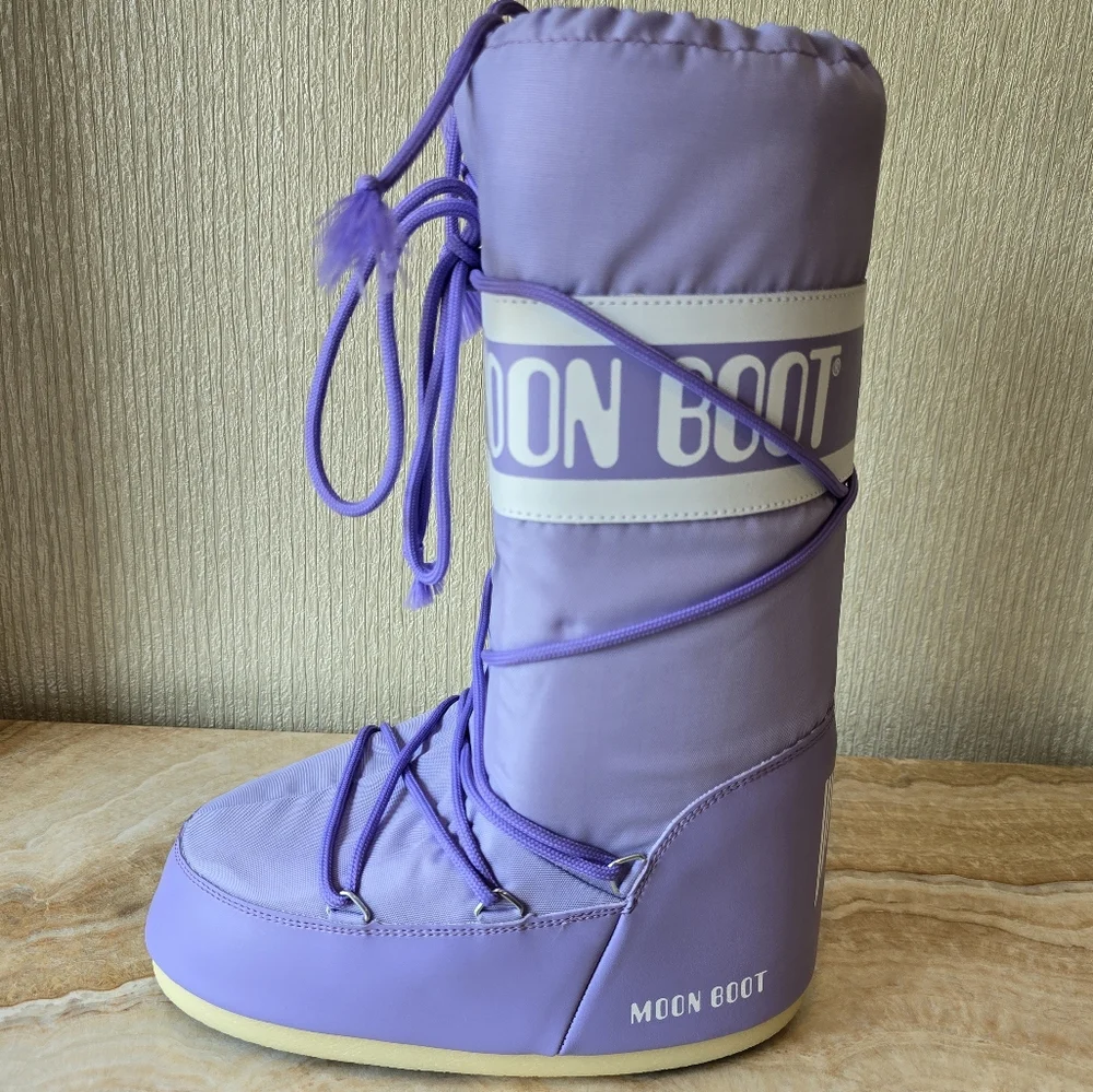 Moon Boots Icon Snow Boot Lilac - Purple Moon Boot - Picture 10 of 12
